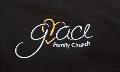 grace logo embroidered